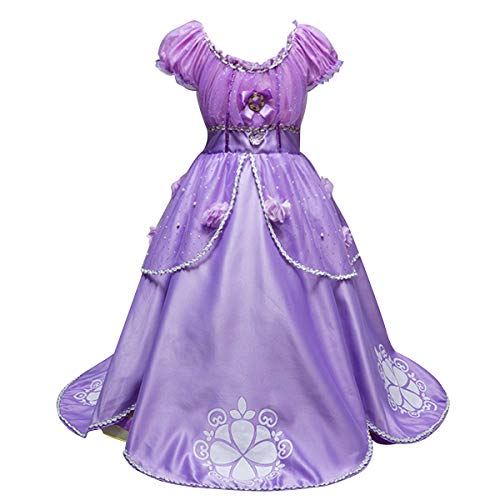 Robe De Princesse Noire Avec Jupe Plissée Et Chapeau Pour Fille - Costume De Fête, Danse, Halloween, Taille Enfant